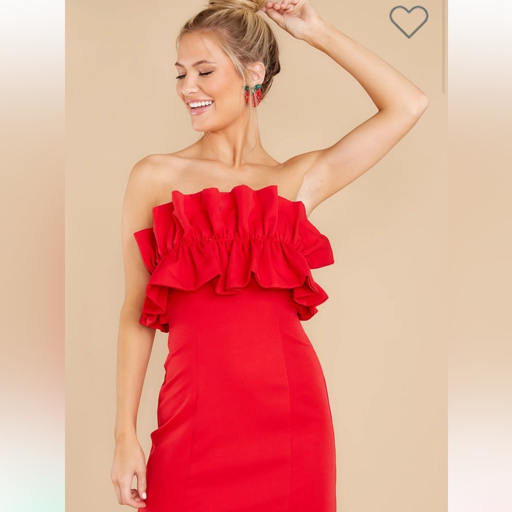 NWT red cocktail dress